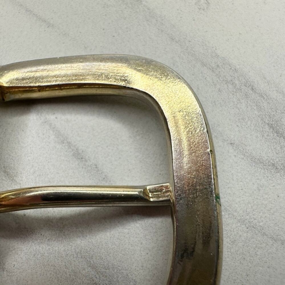 Silver Gold Tone Rounded Simple Belt Buckle Basic Classic ✨ - Picture 9 of 11